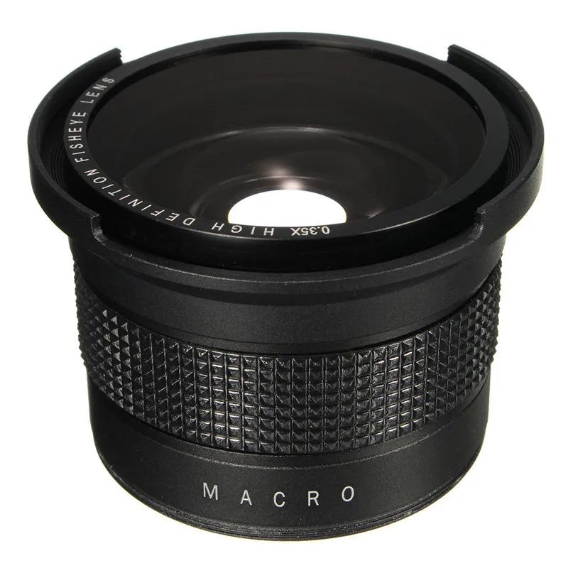 

0.35X Super Wide Angle Fisheye Macro Lens 58mm For Canon EOS 700D 650D 600D 550D 1100D Rebel T5i T4i T2i XSi SL With 18-55mm