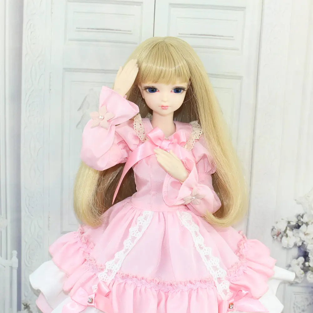Fortune Days 1/4 45 см MMGIRL BJD кукла шарнир тело с ручной Макияж reborn девушки глаза розовый милый принцесса кукла платье игрушка подарок