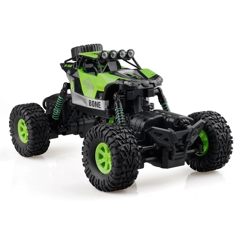 GizmoVine 2,4 г 4WD RC автомобиль двойные двигатели Bigfoot автомобиль дистанционного Управление игрушки 1/16 Водонепроницаемый RC Desert багги грузовик грязи велосипед для детей