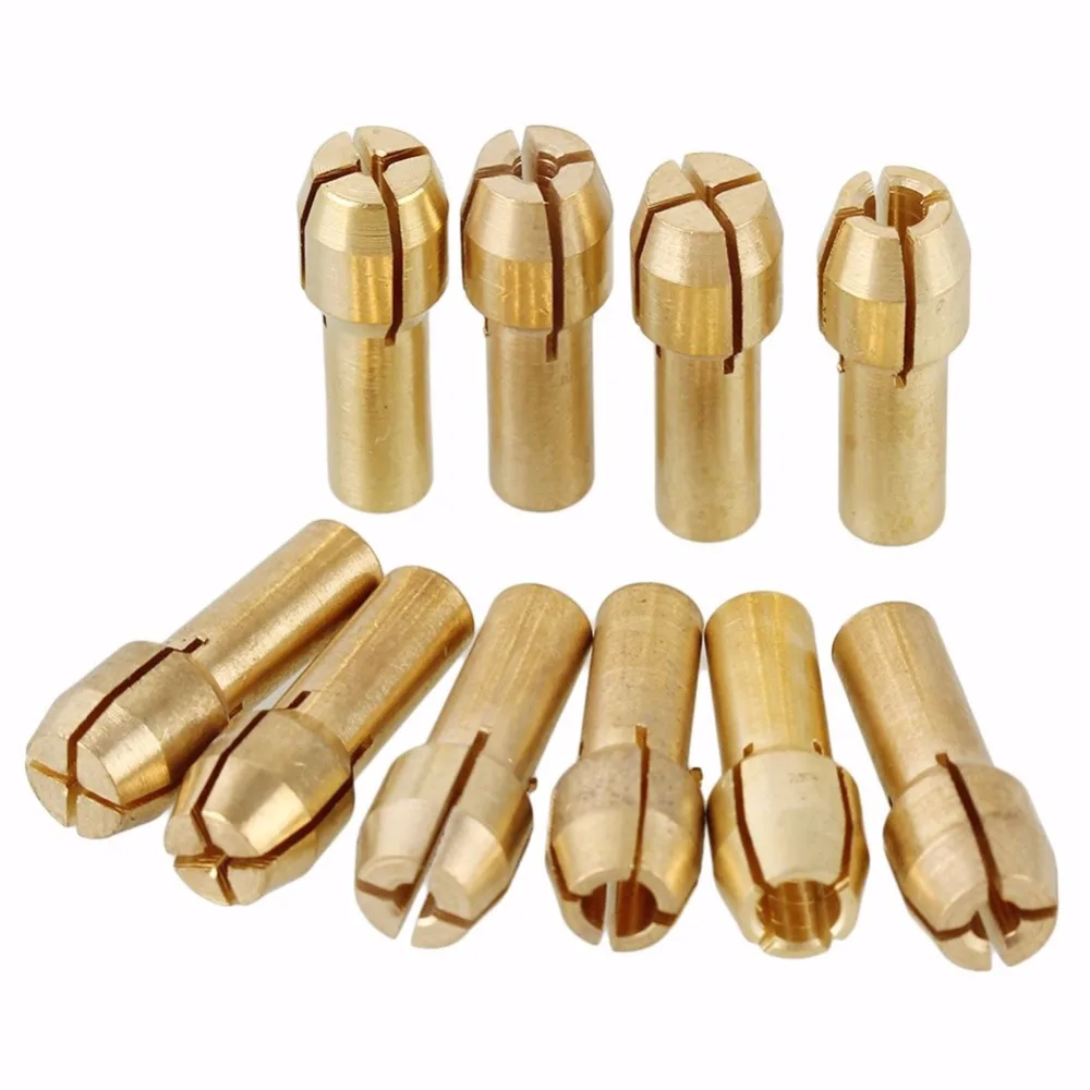 10 шт. медные зажимы для дрели 0 5 3 2 мм|for dremel tool|collet chuckbrass collet |