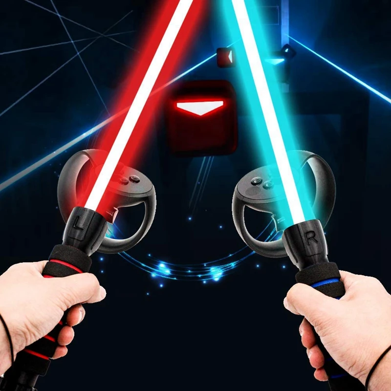 

Amvr Dual Handles Gamepad For Oculus Rift Controllers Playing Beat Saber Game