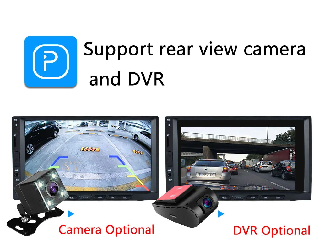 Discount Android 8.1 car multimedia player IPS display built-in navigation WIFI BT 8 core RAM4G / ROM32G or 2G + 16G car radio 2 DIN 8