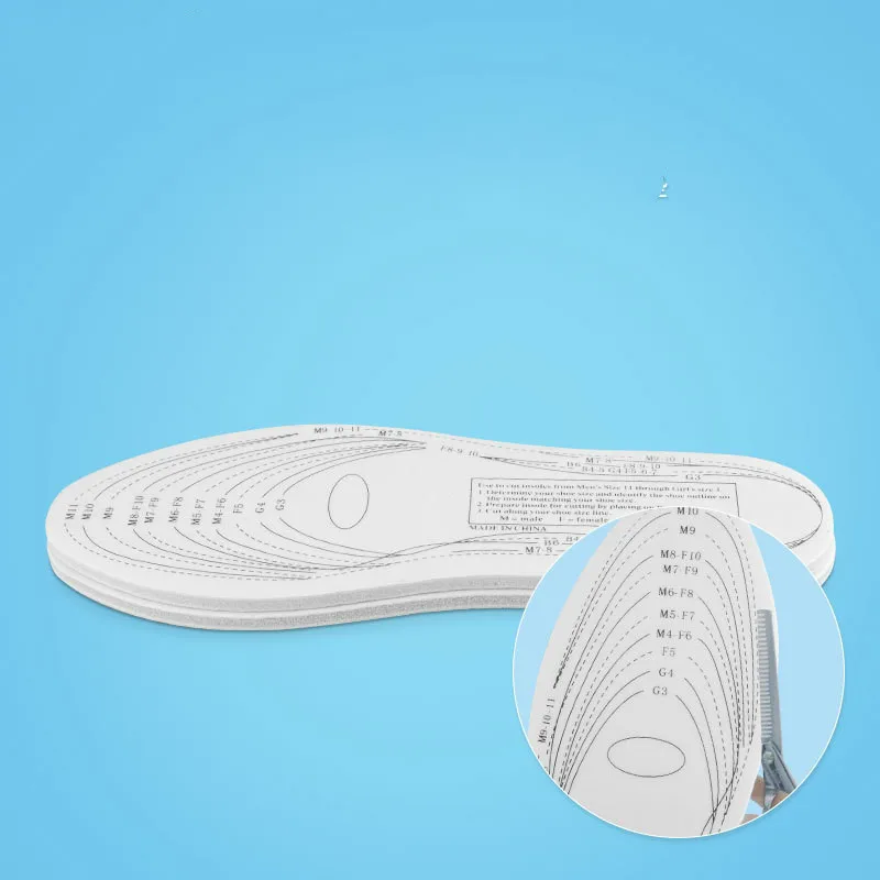 Memory Foam Insole Can Be Cut Sponge Foam Pad Shock-absorbing Comfort Insoles For Shoes Men Women Memory Foam Insole Can Be Cut Sponge Foam Pad Shock-absorbing Comfort Insoles For Shoes Men Women