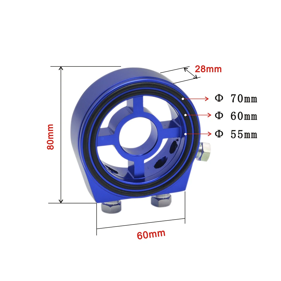 Dragon gauge алюминиевый гоночный масляный манометр датчик температуры датчик соединительной трубы масляный фильтр Сэндвич адаптер M20X1.5 1/8 NPT