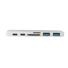 Концентратор-картридер type-c USB 3,0 SD карты памяти TF адаптер ноутбук компьютерные аксессуары для Macbook Pro 13/15