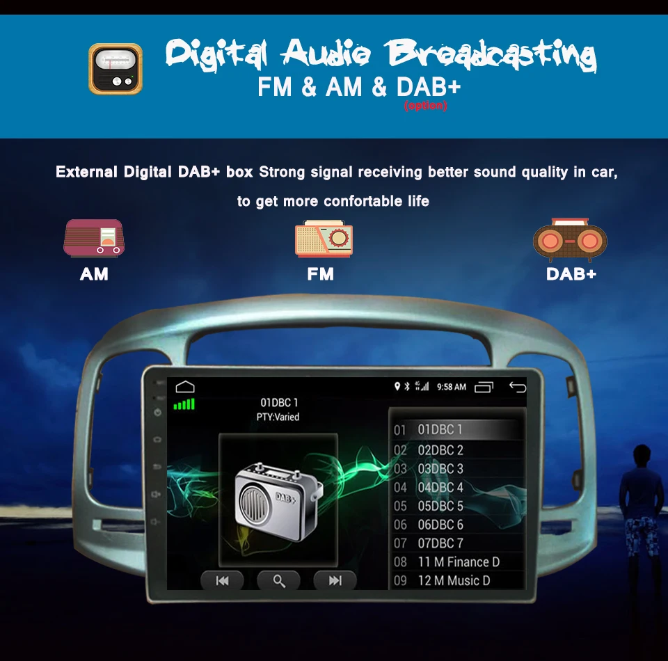 Excellent 4G+64G Octa Core Android 9.0 Car Dvd for Hyundai Accent 2006-2011 multimedia car radio gps navigation Head Unit Tape Recorder 4