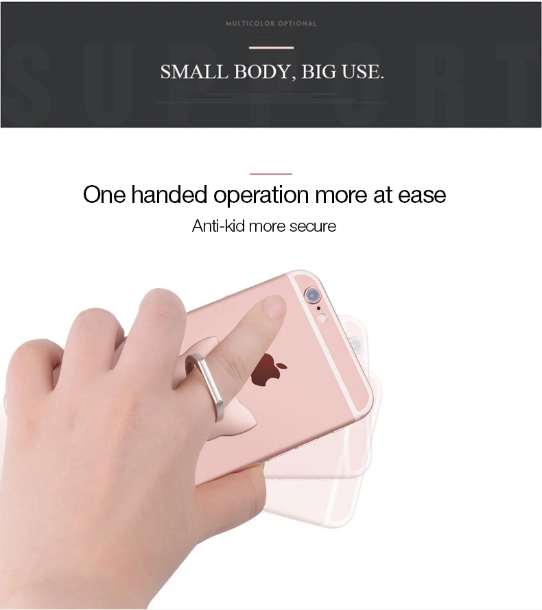 CAFELE Finger Ring Mobile Phone Universal Cat Stand Holder For iPhone X 8 7 6 SE Huawei P20 Xiaomi Samsung S9 S8 All Smart Phone (23)