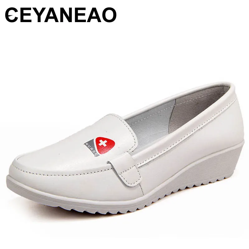 CEYANEAO/Женская обувь для медсестер Женские лоферы Удобная Рабочая медицинская без