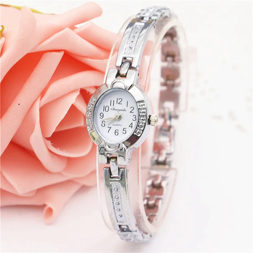 Ladies Watches Women Luxury Dress Women's Quartz Watch Women Silver