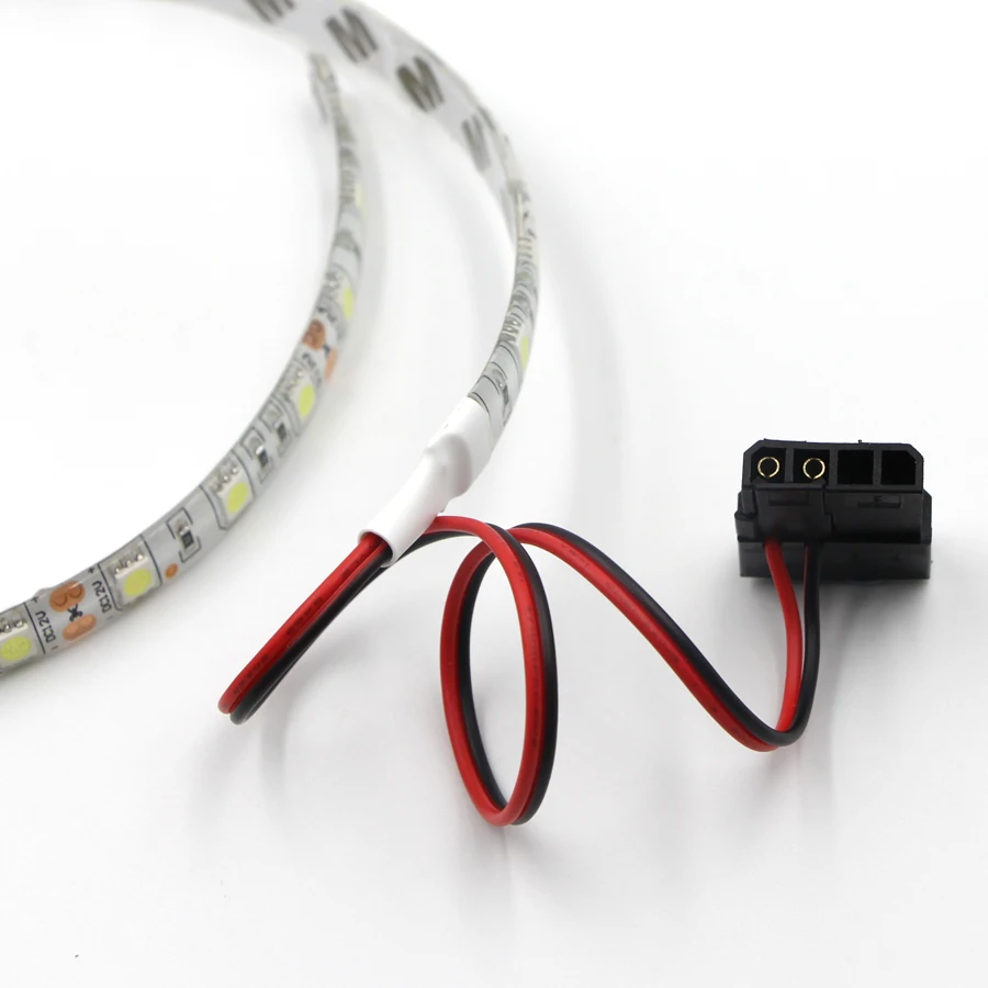 Светодиодная лента для ПК 5050 SMD гибкая 12 в пост. Тока фона компьютера клейкая