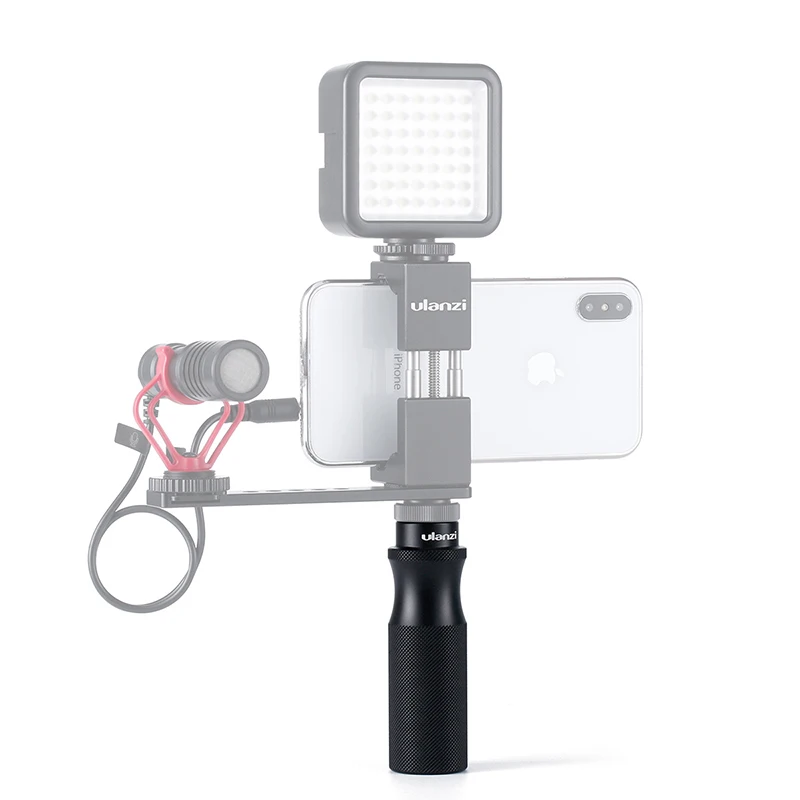 

Ulanzi U-40 Metal Camera Hand Grip Handheld Vlog Handle Stabilizer with 1/4'' Tripod Screw for GoPro 7 6 5 DJI OSMO Action