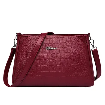 

Women Shoulder Bag Fashion Alligator Print Messenger Bag Luxury Designer Brand Bags Tote Mother Crossbody Handbag Bolso