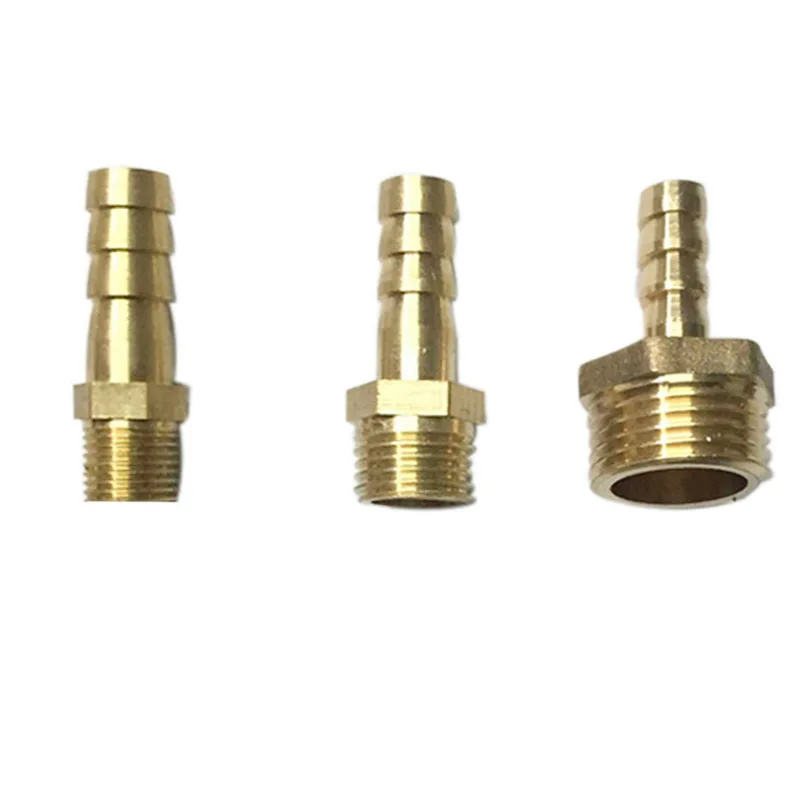 Латунный фитинг для труб 6 мм 8 10 шлангов хвостовик 1/8 &quot1/4&quot 1/2 &quotBSP