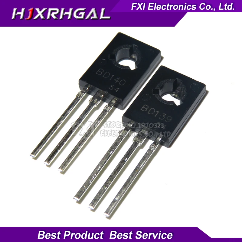 

20PCS BD139 BD140 ( 10PCS BD139 + 10PCS BD140 ) TO126 TO-126 new voltage regulator IC