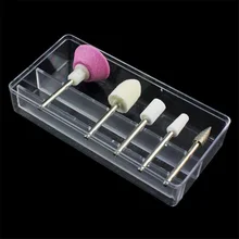 5 шт. керамических алмазных сверл для ногтей, нож для резки камня, маникюрный станок, вращающийся инструмент для педикюра