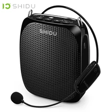 SHIDU Ultra Wireless Portable UHF Mini Audio Speaker USB Lautsprecher Voice Amplifier For Teachers Tourrist Yoga