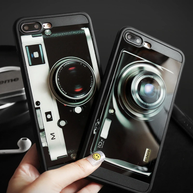 Showkoo 3D camera phone case for iphone X 7 8 fashion camera type