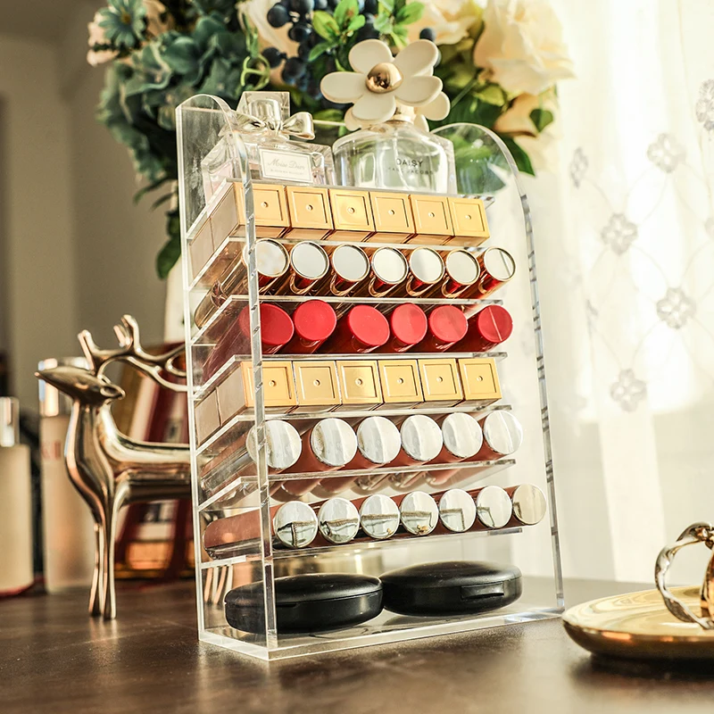 High Quality Transparent Acrylic Lipstick Organizer, Lipstick Storage
