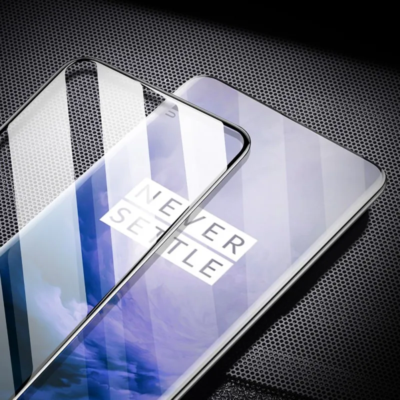 1 + 7 закаленная пленка One Plus Шелковый экран полноэкранная для OnePlus Pro защитное
