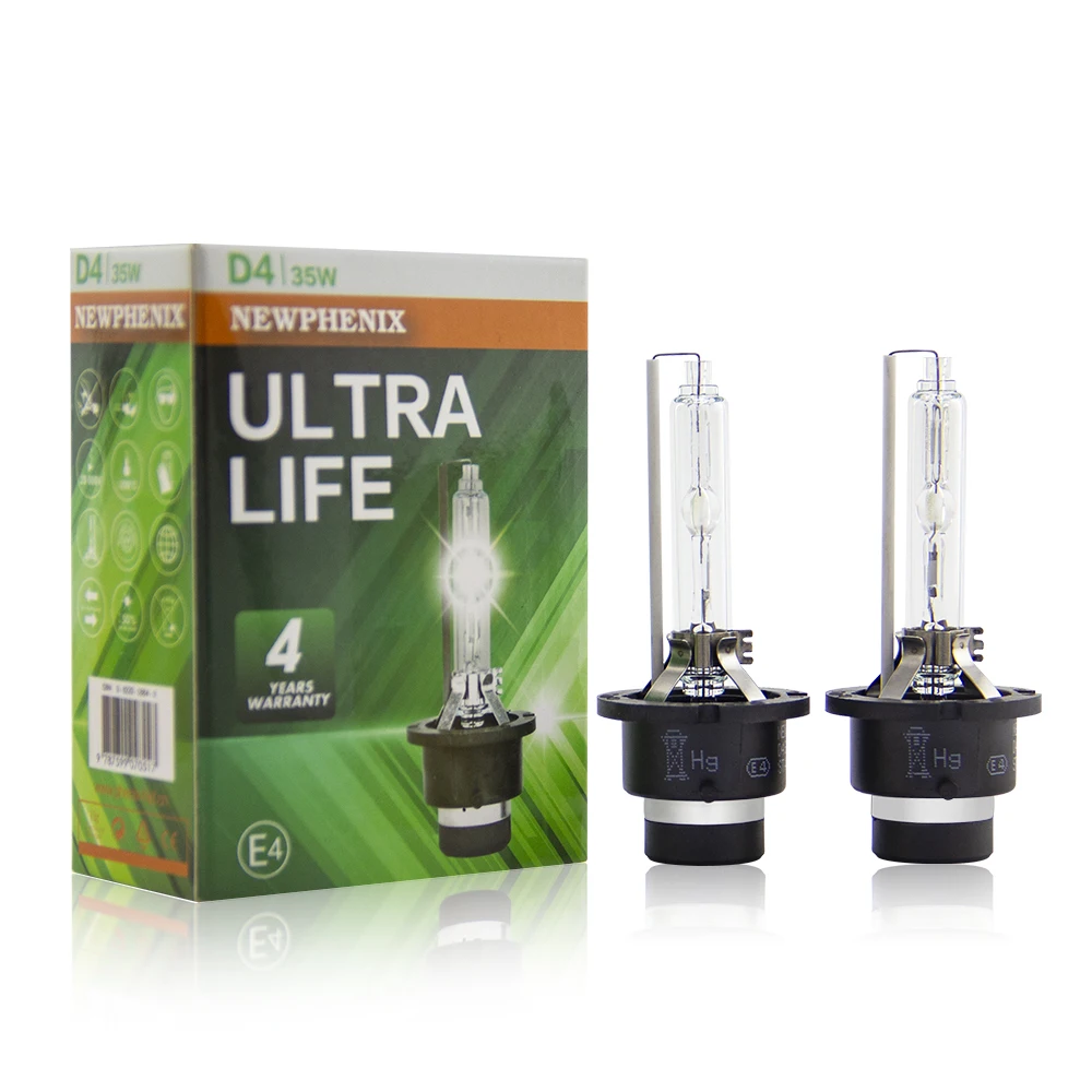 Ксеноновая лампа для автомобильных фар Ultra Life D4S D4R 4300K 5000K 6000K 4 года гарантии