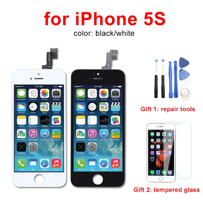 AAA Display For iPhone 5 5S 5C SE 6 LCD Screen Digitizer Assembly No Dead Pixel for iPhone 6 LCD
