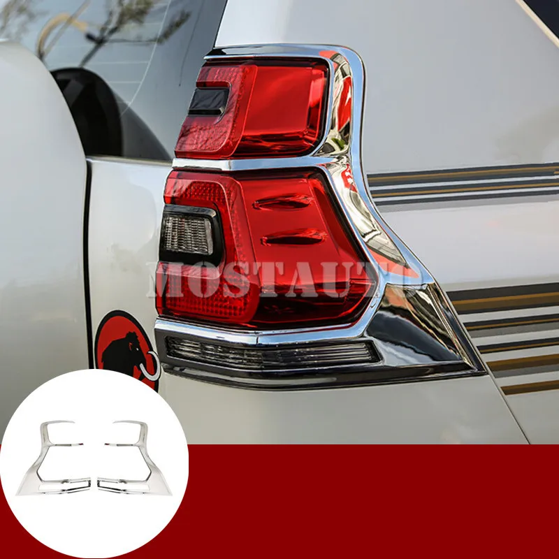 Fit For Toyota 2018 New Land Cruiser PRADO Rear Tail Light lamp Cover Trims