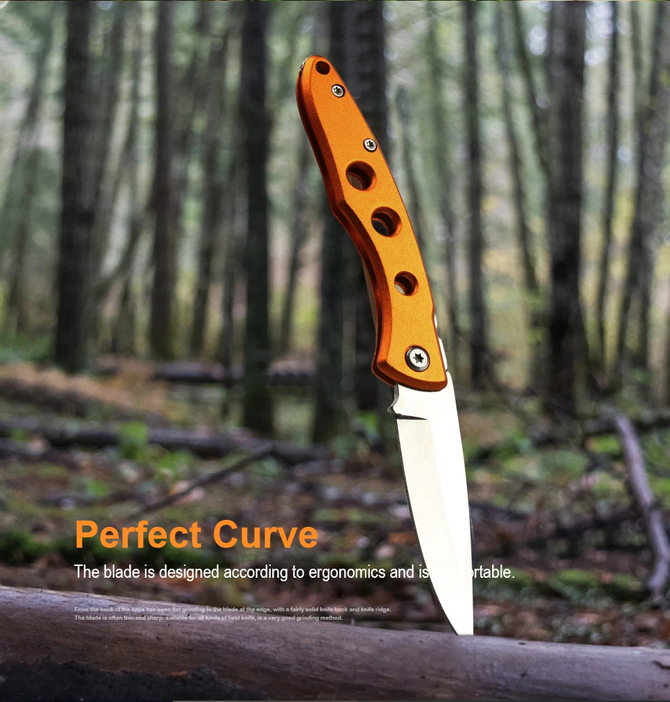 JelBo красный/оранжевый/серый/синий складной нож Многофункциональный Открытый походный Походный нож для выживания для деревообработки