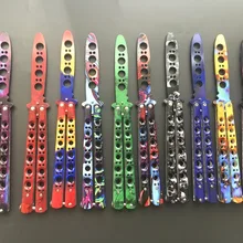 Нож-бабочка, нож karambit, складной нож, тактический тренировочный нож для игры против удара, без края