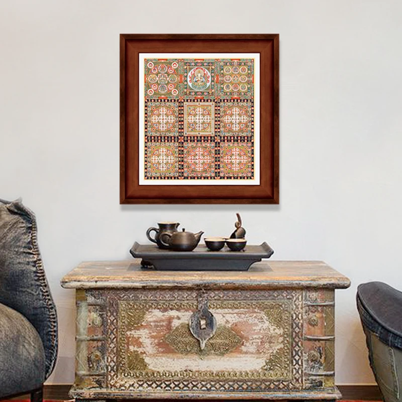 

Thangka Mandala Buddha painting Tibetan religious canvas painting art picture Mandala art painting