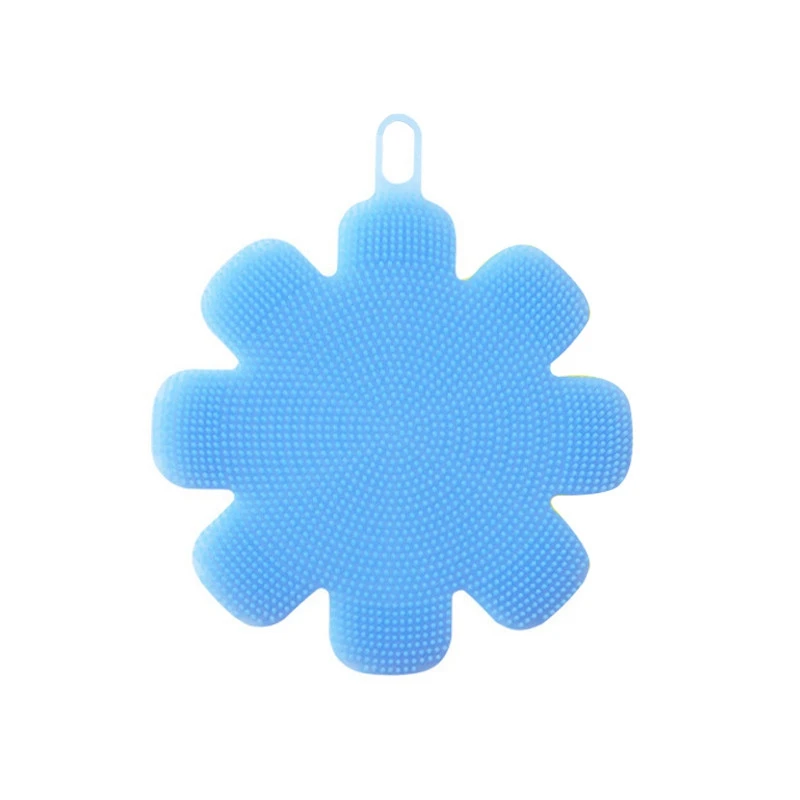Cepillo de Limpieza de silicona cocina accesorios para Limpieza Pan suave colgar Limpieza Hogar cepillo de Limpieza no tóxicos cepillos