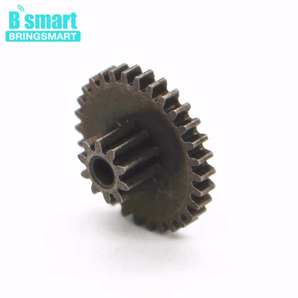 

Bringsmart 5pcs M0.5*10T+30T Duplicate Gears Metal Spur Gear 0.5 Modulus JGY370 Gearbox Mini Accessories Free Shipping