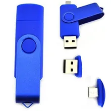functiona lDual USB Flash Drive USB 2.0 Smartphone Pen Drive 4gb 8gb 16gb 32gb Memory Stick External U-Disk Flash Card