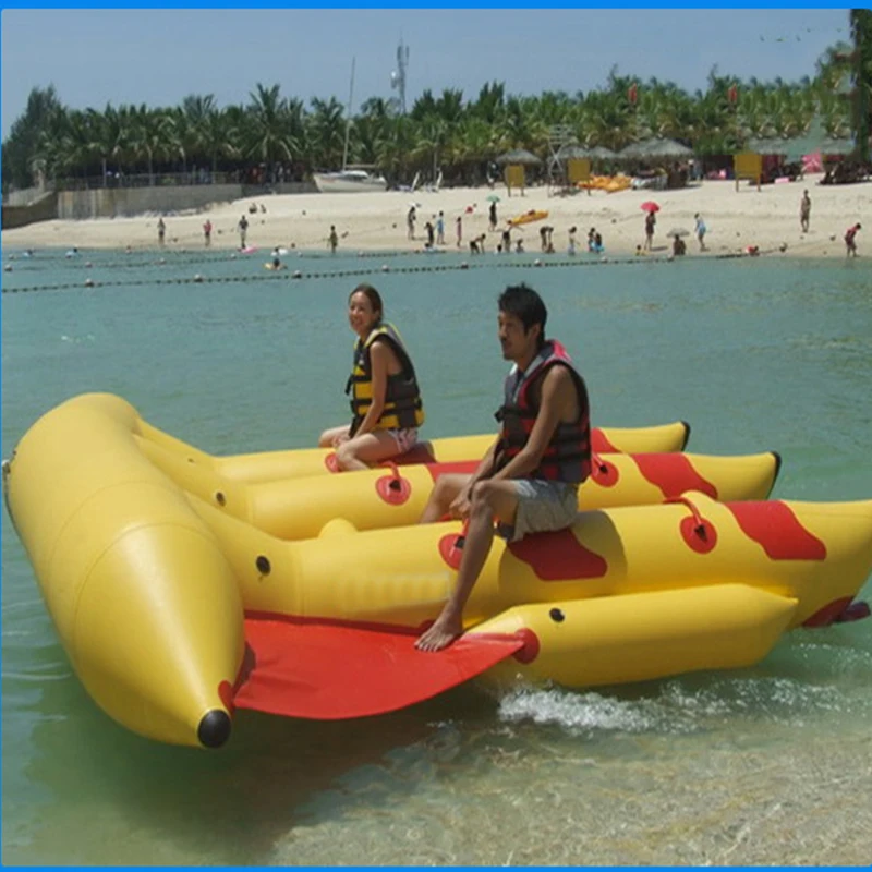 

Hot sale water toys, inflatable water banana boat, water flying fish boat, water park