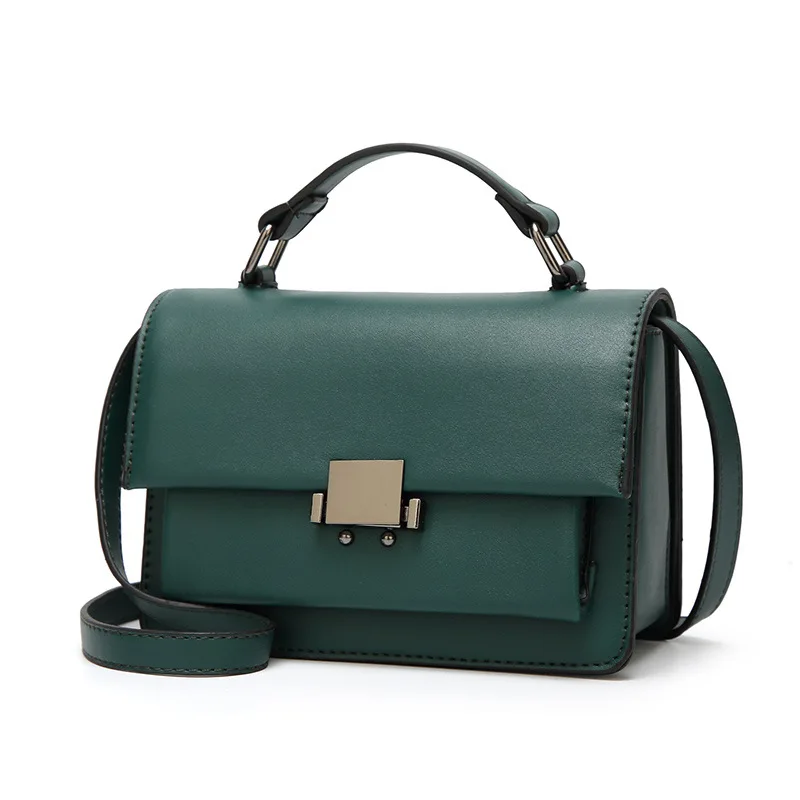 

2019 Fashion Women Designer Small Messenger Bags Fashion PU Leather Simple Handbag High Quality Lady Crossbody & Shoulder Bags