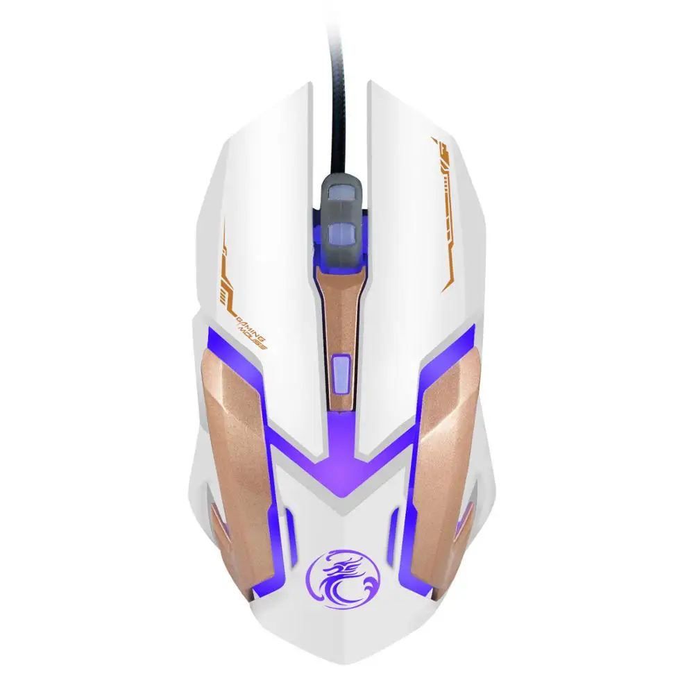  iMice Professional Wired Gaming Mouse 4800DPI USB Optical Mice 6 Buttons E-Sport Computer Mouse Gam