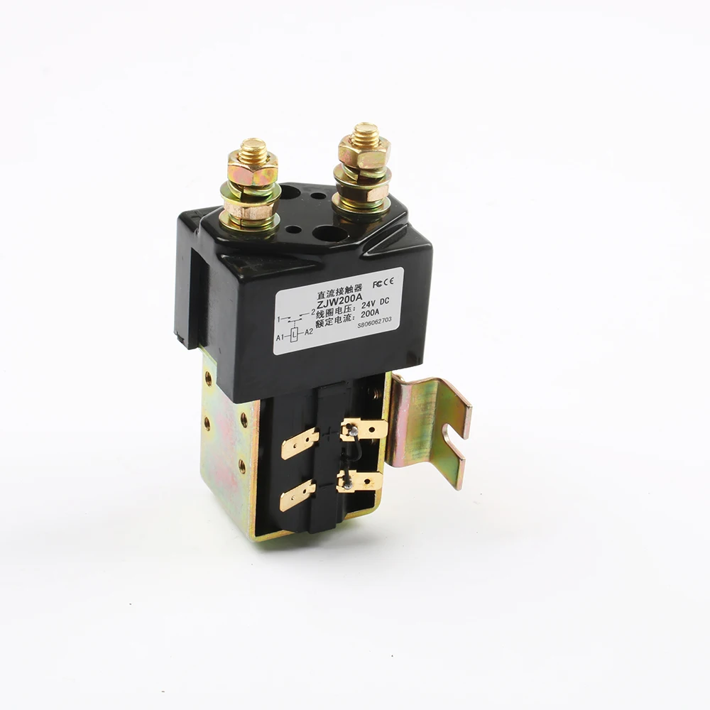Contator para o para o Manuseio de Empilhadeira Dianqi Sw180 no normalmente Aberto Estilo 12 v 24 v 36 v 48 v 60 v 72 v Zjw200a 200a dc Manuseio de Empilhadeira Wehicle Carro Guincho 4 v 24 v 36 v 48 v