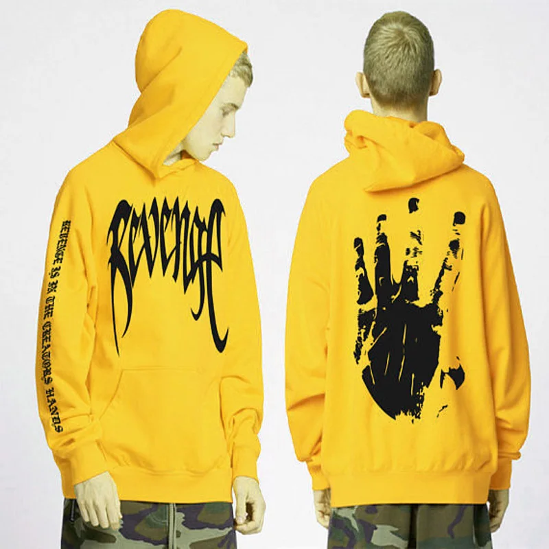 revenge yellow hoodie