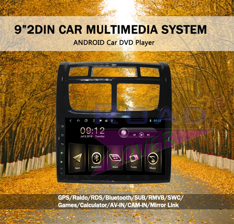 Top Roadlover Android 8.1 Car Multimedia Player Autoradio For KIA Sportage 2007-2016 Stereo GPS Navigation Magnitol 2 Din MP3 NO DVD 5