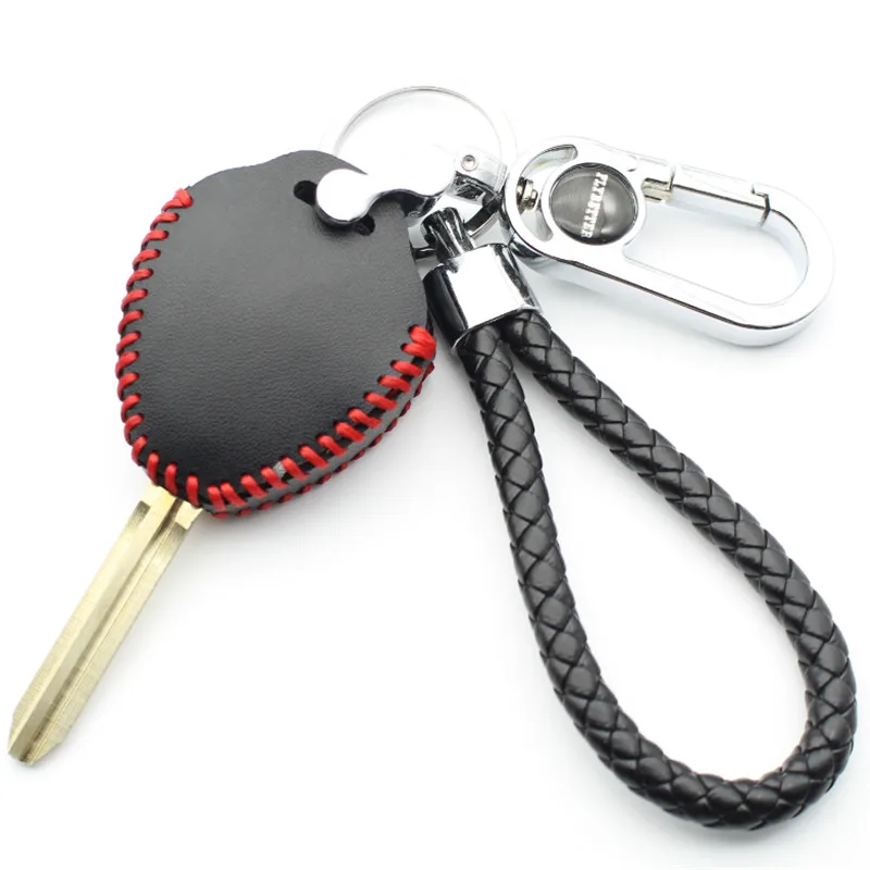Чехол FLYBETTER из натуральной кожи для Toyota Prado/Mark/Corolla/Camry/Reiz/Crown Car Styling (B) L2036|key case for