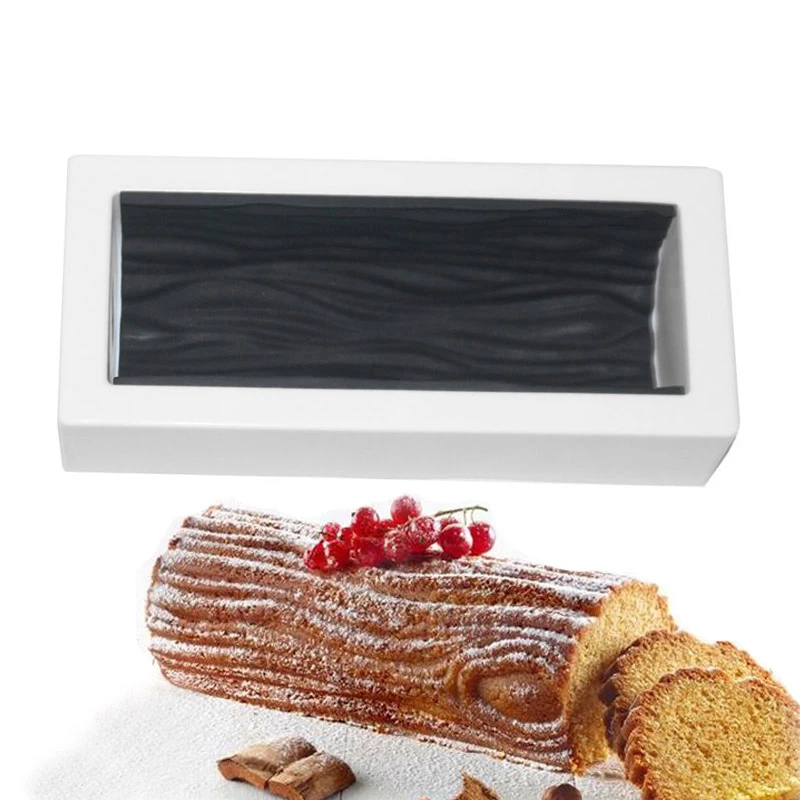 

Tree Pattern Shape Texture Mat Baking Tools For Cakes Silicon Mold Baking Sheet Twinkie Muffin Mousse Dessert Bakeware Pan
