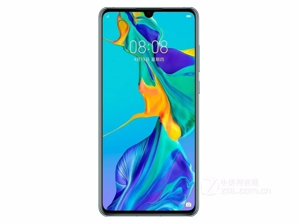 HuaWei P30 мобильный телефон Kirin 980 Android 9,1 6," OELD полноэкранный 40.0MP Leca 22,5 W зарядное устройство с отпечатком пальца NFC MHL 256GB