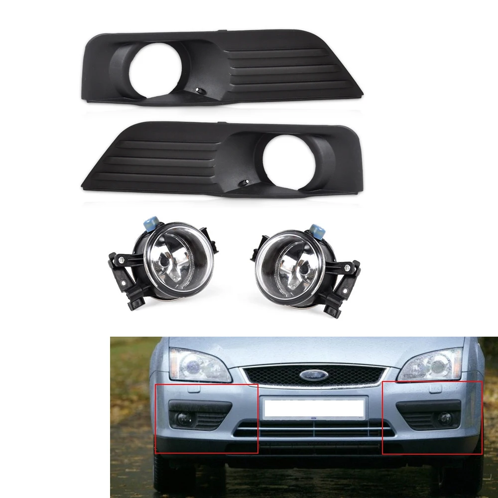 Автомобильная противотуманная фара с комплектом для гриля Ford Focus 05-07 06 2.0L |