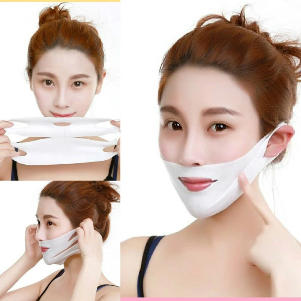 

5pcs Face Lifting Masks Chin Cheek Lifting Beauty V Shaper Face Mask Facial Contours Slimming Face Lift up Tools Face Masks