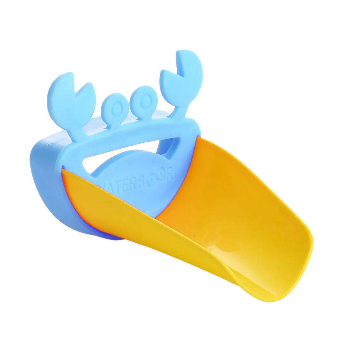 Cute Silicone Faucet Extender kid Hand Washing extender Baby Tubs Kids Rubber Bathroom Sink crab design Water Reach Faucet sink