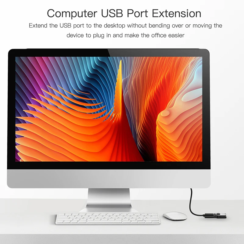 1 М USB Удлинительный кабель Super Speed USB3.0 2.0 Синхронизация данных USB 2.0 Кабель-удлинитель