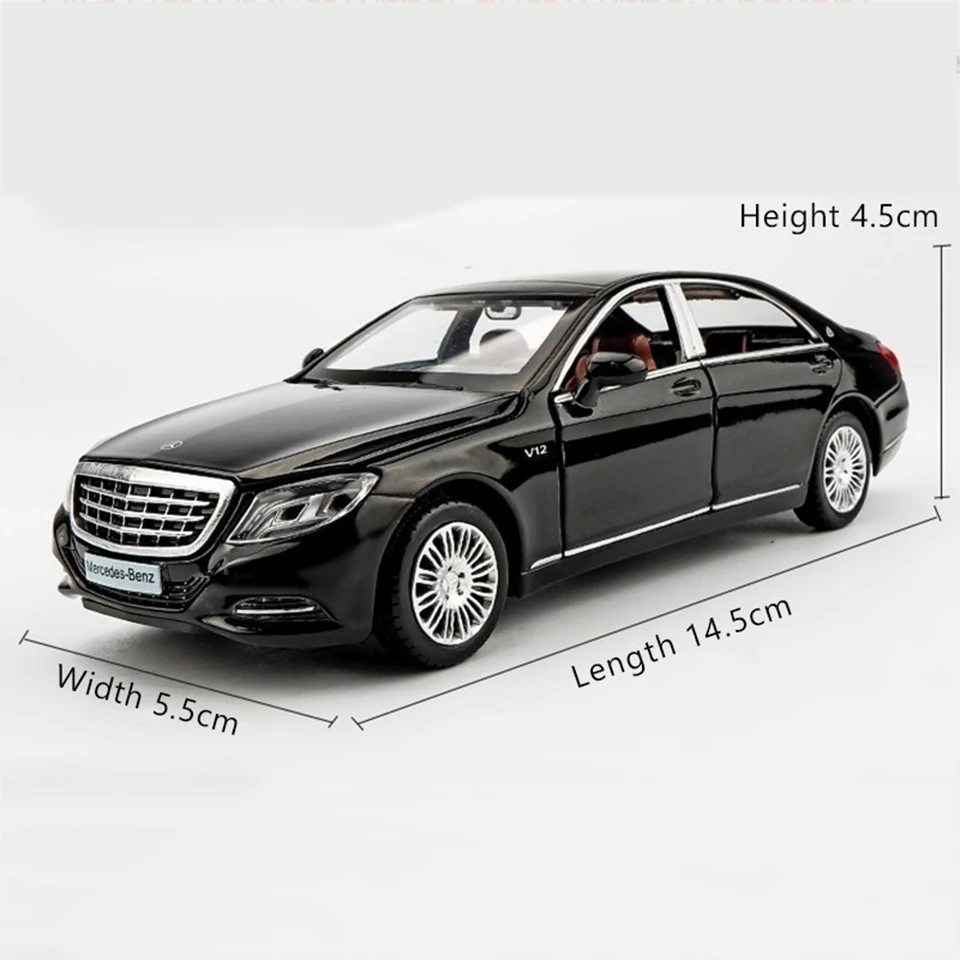 1:32 Maybach S600 машина Diecasts игрушечный транспорт горячая модель колеса автомобиля с машиной горячие двери колеса можно открыть игрушку