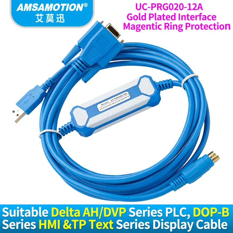 Совместимый кабель программирования Delta AH DVP Series PLC DOP B HMI и TP для отображения