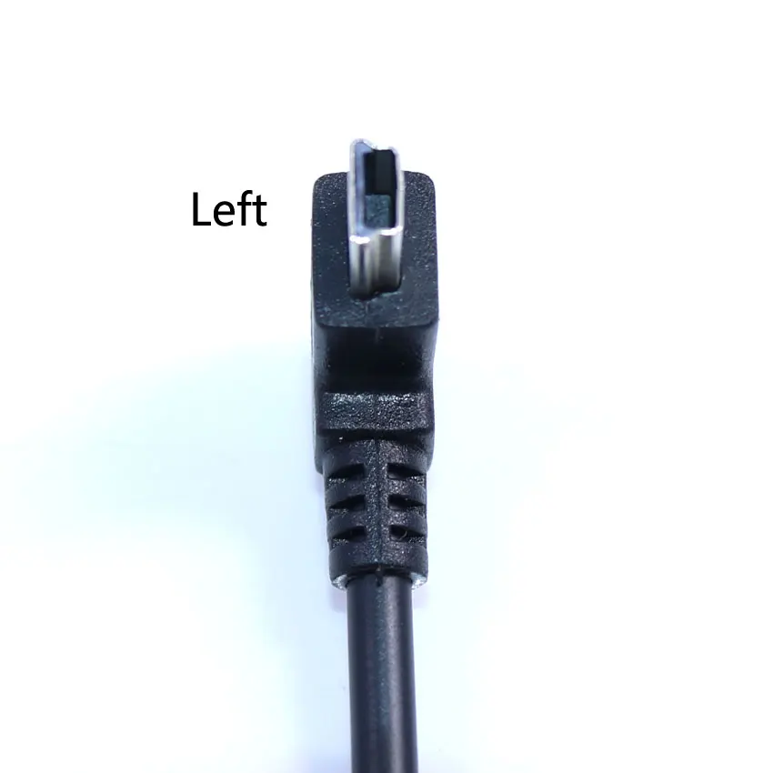 Кабель для передачи данных YuXi 14 см USB 2 0 Micro Male вниз влево вправо угловой к Mini 5pin