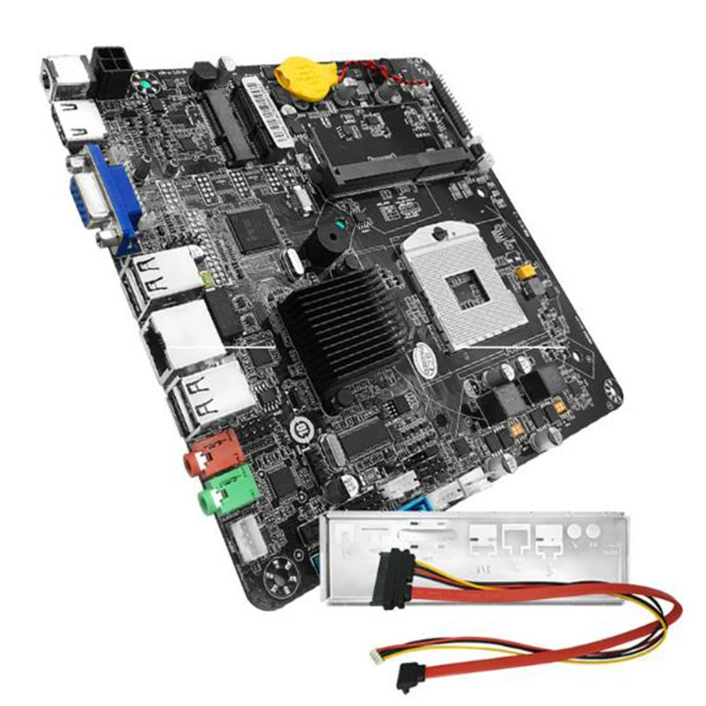 

Computer Accessories SATA DDR3 Wide Use Fast Motherboard Advertising Machine Mainboard HTPC Office HM55 Chipset For I3 PGA988