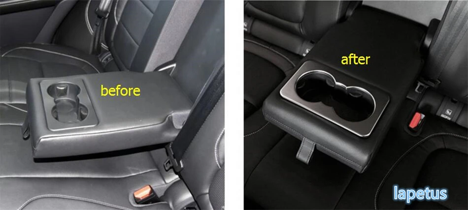 New Style For Jaguar F Pace 2017 ABS font b Car b font Rear Water Cup